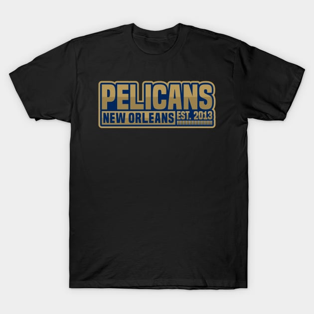 New Orleans Pelicans 02 T-Shirt by yasminkul